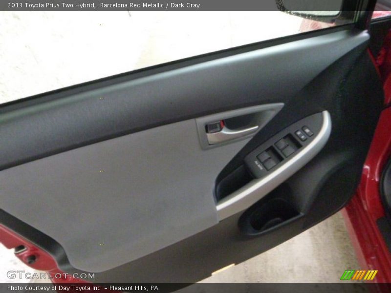 Barcelona Red Metallic / Dark Gray 2013 Toyota Prius Two Hybrid
