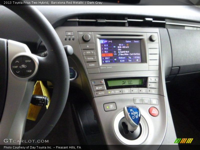 Barcelona Red Metallic / Dark Gray 2013 Toyota Prius Two Hybrid