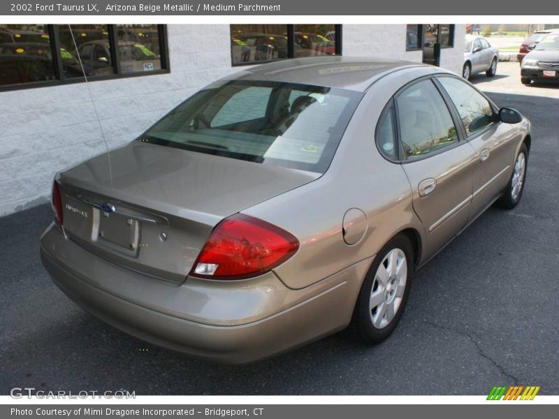 Arizona Beige Metallic / Medium Parchment 2002 Ford Taurus LX