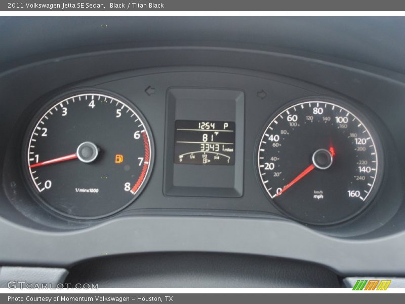 Black / Titan Black 2011 Volkswagen Jetta SE Sedan