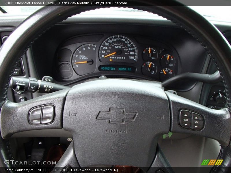 Dark Gray Metallic / Gray/Dark Charcoal 2006 Chevrolet Tahoe LS 4WD
