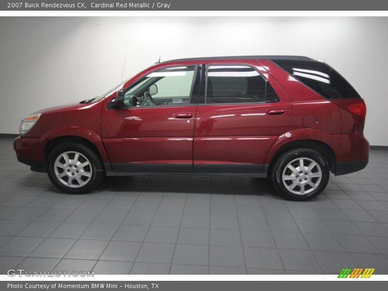 Cardinal Red Metallic / Gray 2007 Buick Rendezvous CX