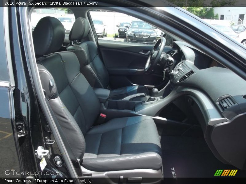 Crystal Black Pearl / Ebony 2010 Acura TSX Sedan