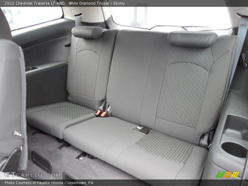 White Diamond Tricoat / Ebony 2012 Chevrolet Traverse LT AWD