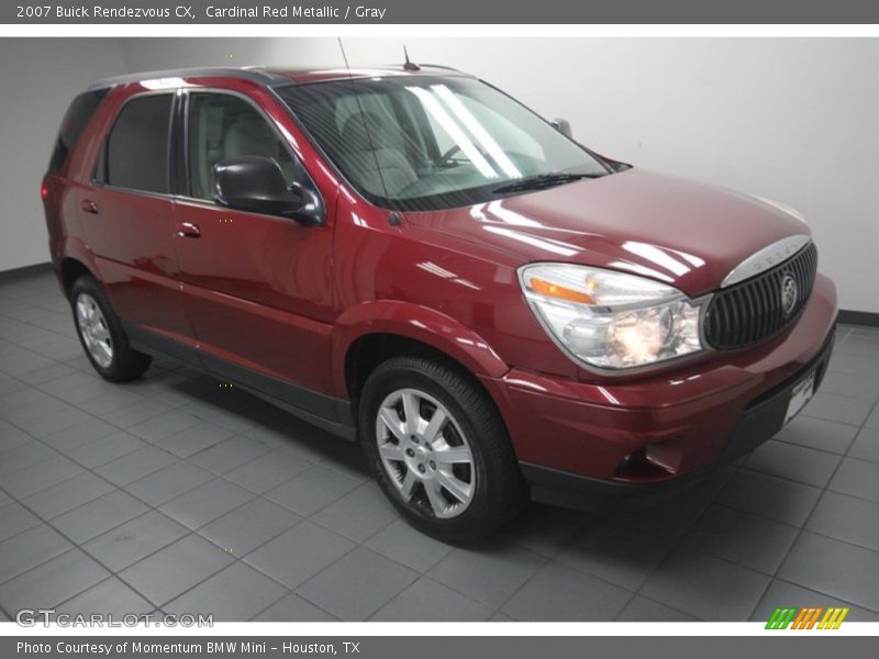 Cardinal Red Metallic / Gray 2007 Buick Rendezvous CX