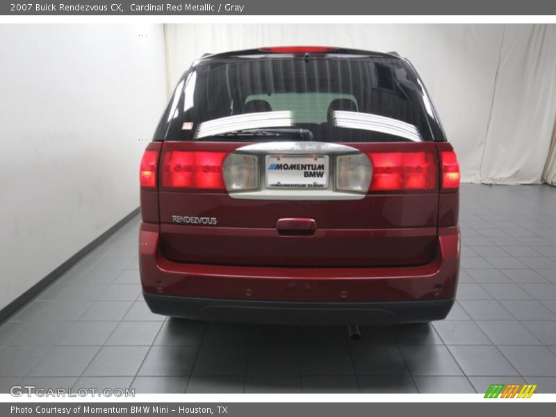 Cardinal Red Metallic / Gray 2007 Buick Rendezvous CX