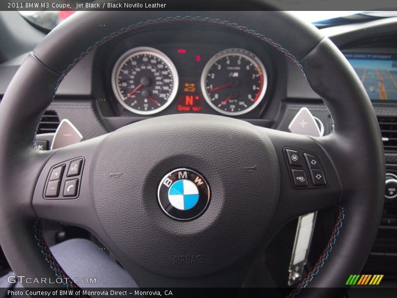 Jet Black / Black Novillo Leather 2011 BMW M3 Coupe