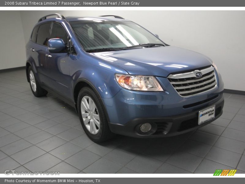 Newport Blue Pearl / Slate Gray 2008 Subaru Tribeca Limited 7 Passenger