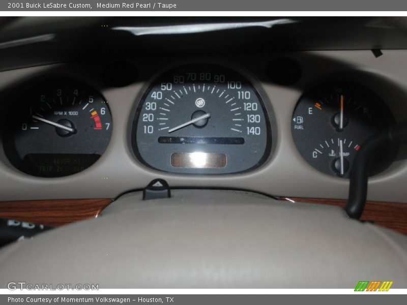 Medium Red Pearl / Taupe 2001 Buick LeSabre Custom