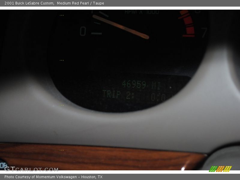 Medium Red Pearl / Taupe 2001 Buick LeSabre Custom