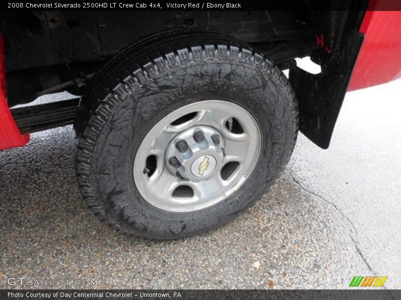 Victory Red / Ebony Black 2008 Chevrolet Silverado 2500HD LT Crew Cab 4x4