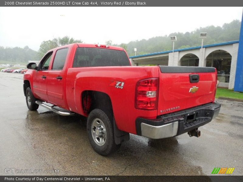 Victory Red / Ebony Black 2008 Chevrolet Silverado 2500HD LT Crew Cab 4x4