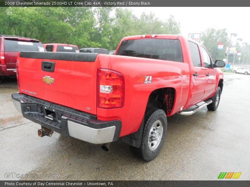 Victory Red / Ebony Black 2008 Chevrolet Silverado 2500HD LT Crew Cab 4x4