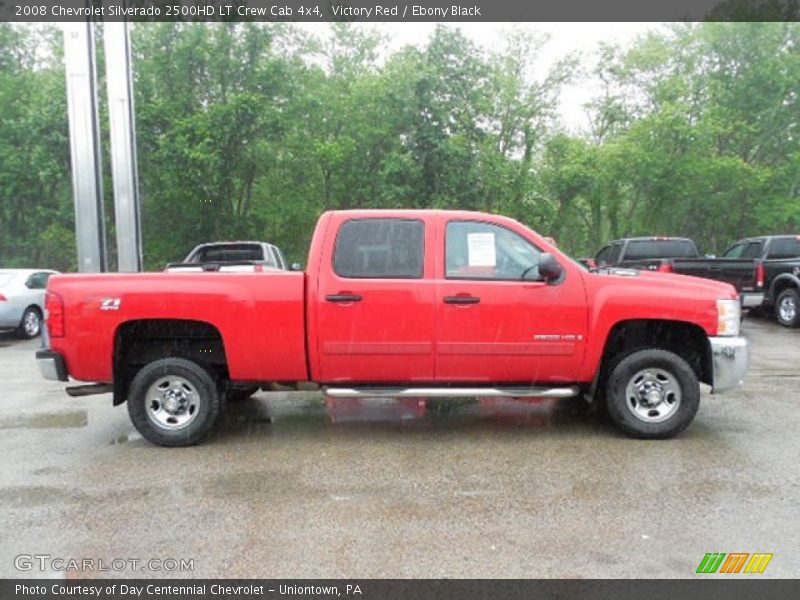 Victory Red / Ebony Black 2008 Chevrolet Silverado 2500HD LT Crew Cab 4x4