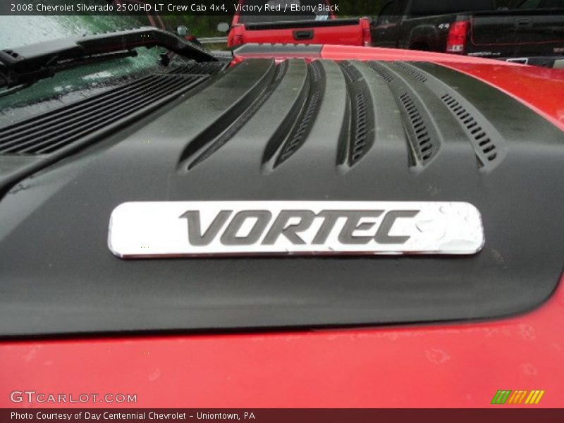 Victory Red / Ebony Black 2008 Chevrolet Silverado 2500HD LT Crew Cab 4x4