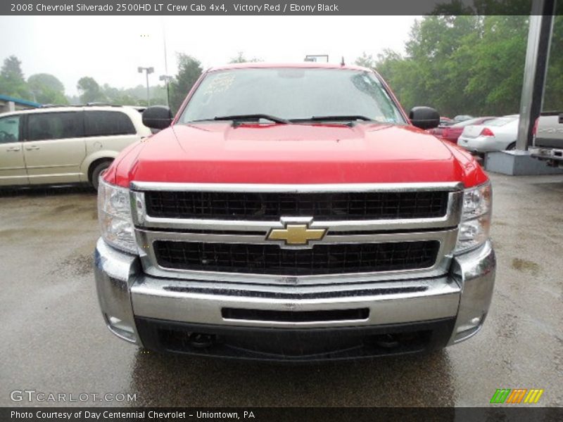 Victory Red / Ebony Black 2008 Chevrolet Silverado 2500HD LT Crew Cab 4x4