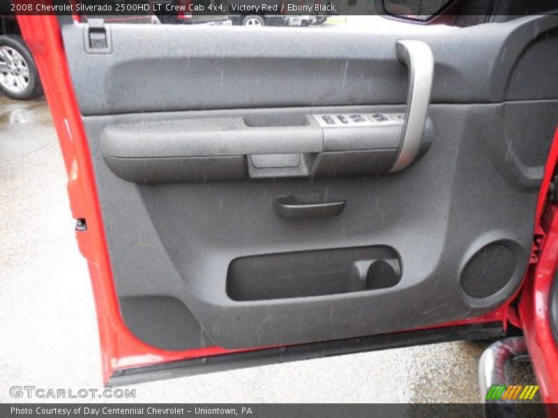 Victory Red / Ebony Black 2008 Chevrolet Silverado 2500HD LT Crew Cab 4x4