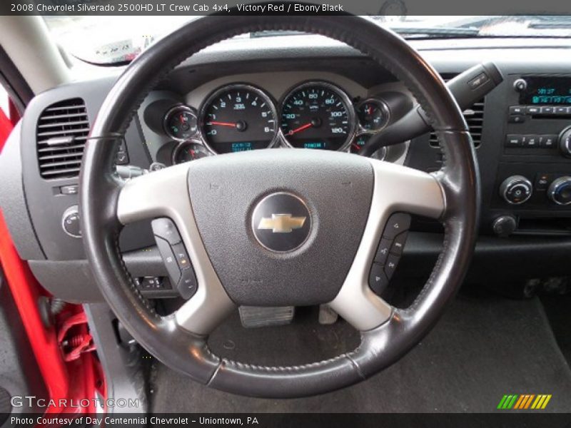 Victory Red / Ebony Black 2008 Chevrolet Silverado 2500HD LT Crew Cab 4x4