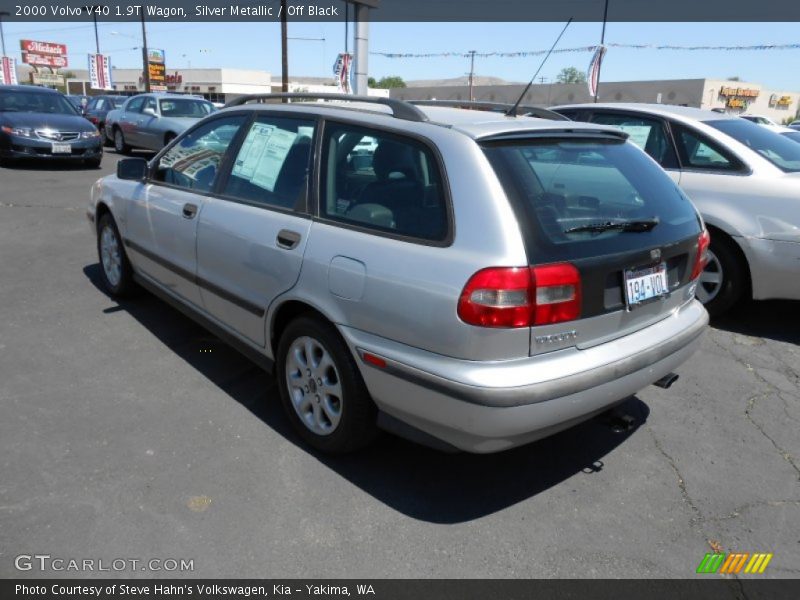 Silver Metallic / Off Black 2000 Volvo V40 1.9T Wagon