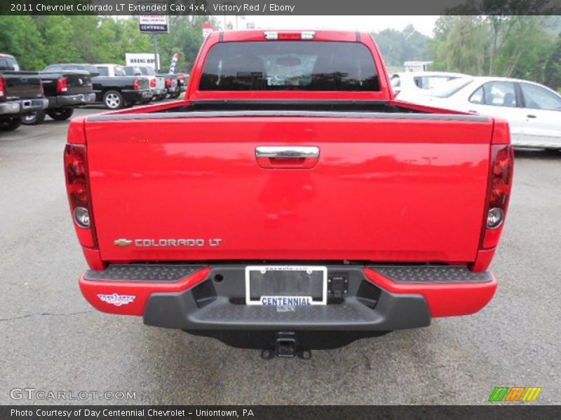 Victory Red / Ebony 2011 Chevrolet Colorado LT Extended Cab 4x4