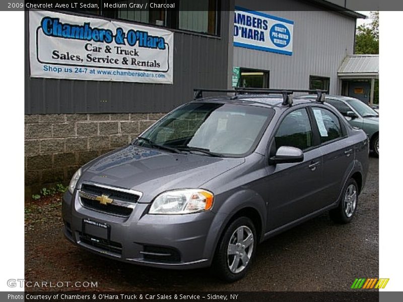 Medium Gray / Charcoal 2009 Chevrolet Aveo LT Sedan