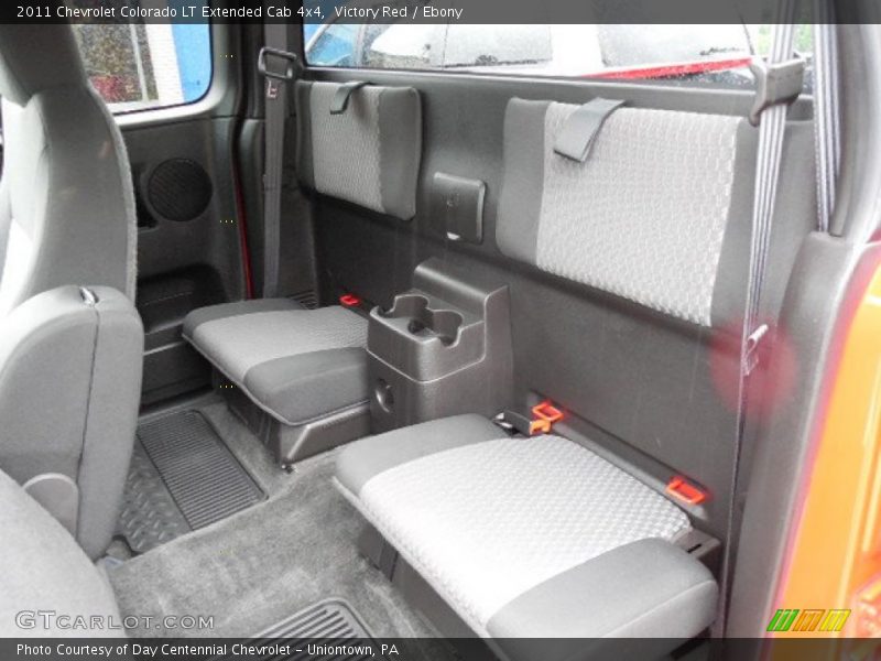Rear Seat of 2011 Colorado LT Extended Cab 4x4