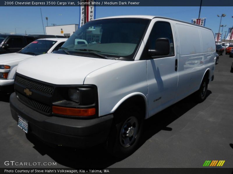 Summit White / Medium Dark Pewter 2006 Chevrolet Express 3500 Cargo Van