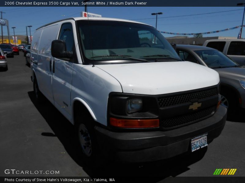 Summit White / Medium Dark Pewter 2006 Chevrolet Express 3500 Cargo Van