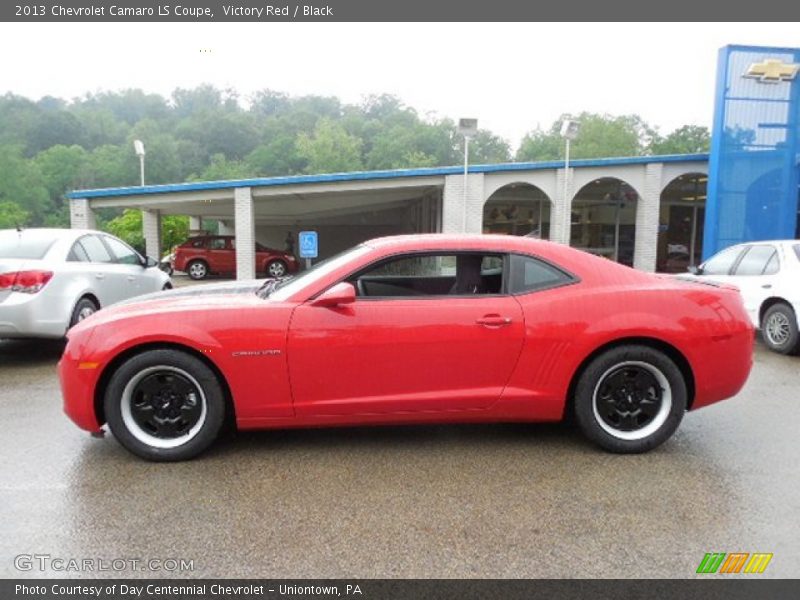 Victory Red / Black 2013 Chevrolet Camaro LS Coupe