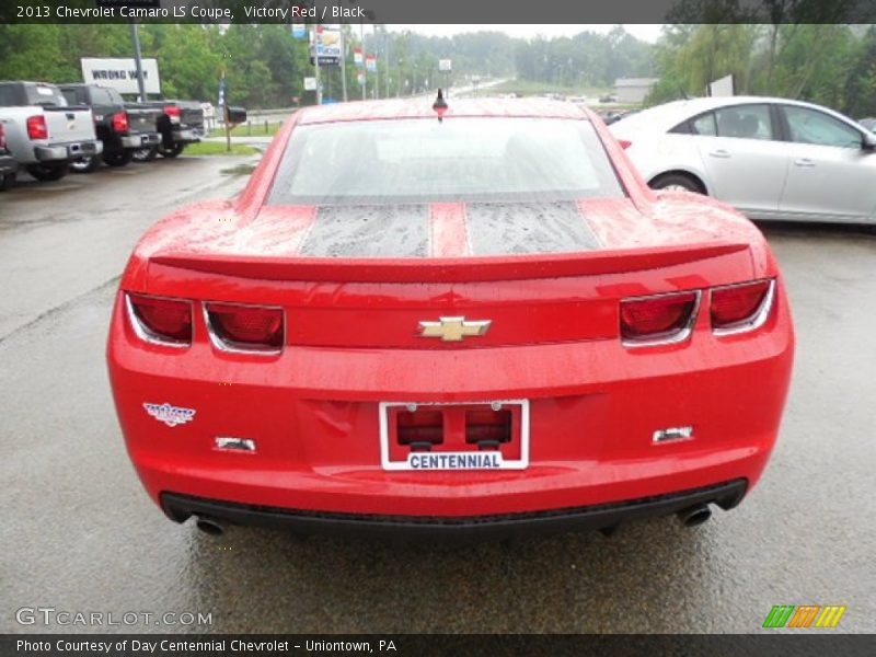Victory Red / Black 2013 Chevrolet Camaro LS Coupe