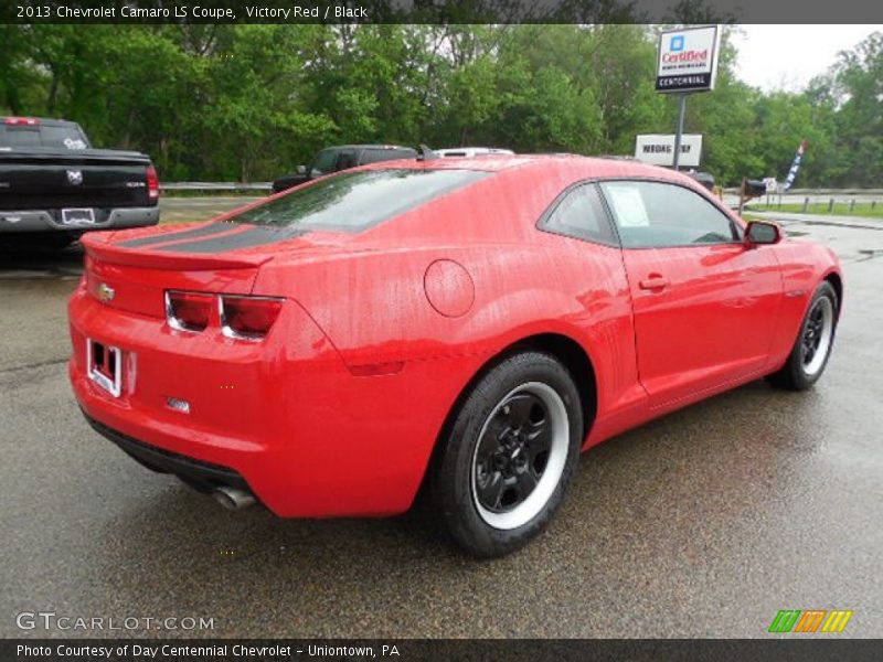 Victory Red / Black 2013 Chevrolet Camaro LS Coupe