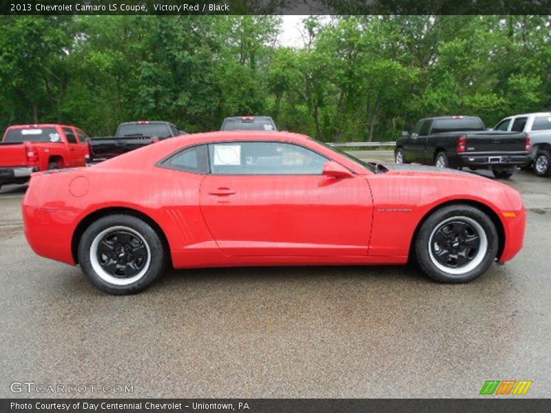 Victory Red / Black 2013 Chevrolet Camaro LS Coupe