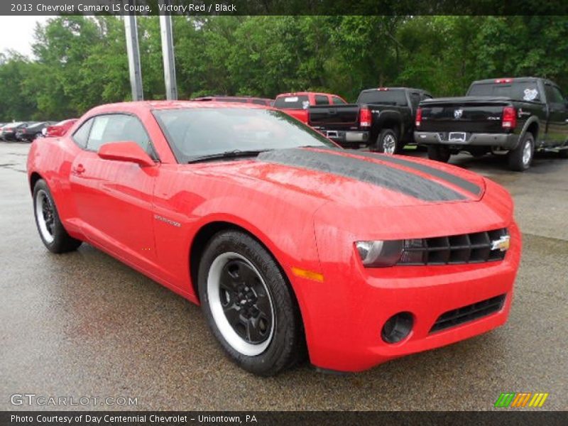 Victory Red / Black 2013 Chevrolet Camaro LS Coupe
