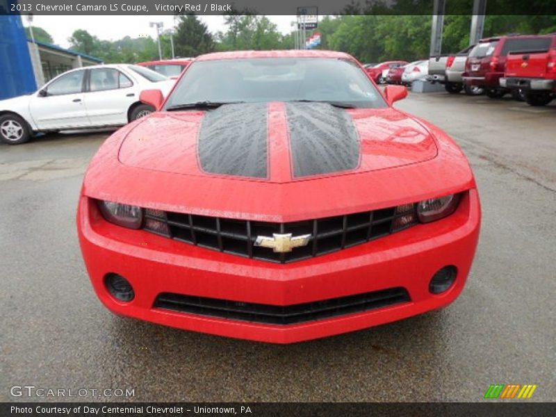 Victory Red / Black 2013 Chevrolet Camaro LS Coupe