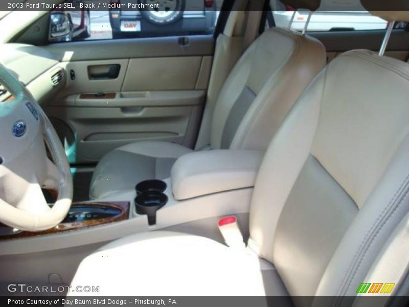 Black / Medium Parchment 2003 Ford Taurus SEL