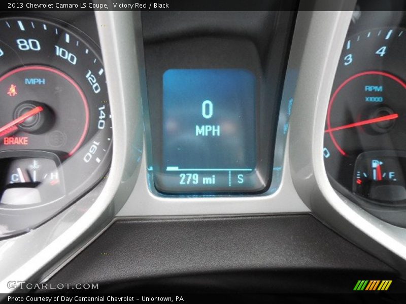 Victory Red / Black 2013 Chevrolet Camaro LS Coupe