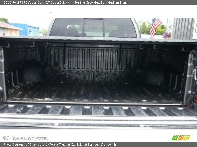 Sterling Grey Metallic / Medium Stone 2010 Ford F350 Super Duty XLT SuperCab 4x4