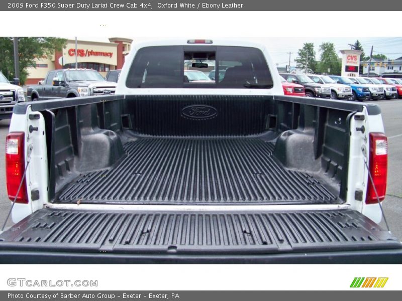 Oxford White / Ebony Leather 2009 Ford F350 Super Duty Lariat Crew Cab 4x4