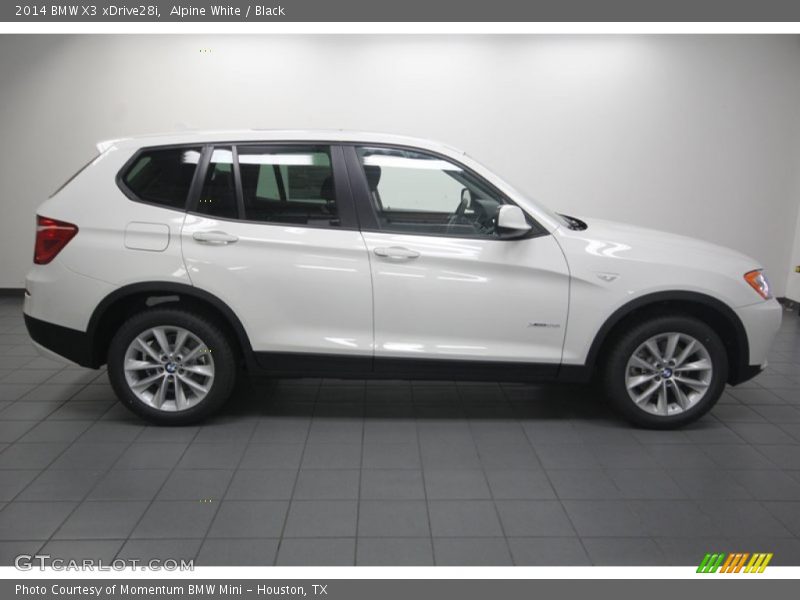 Alpine White / Black 2014 BMW X3 xDrive28i