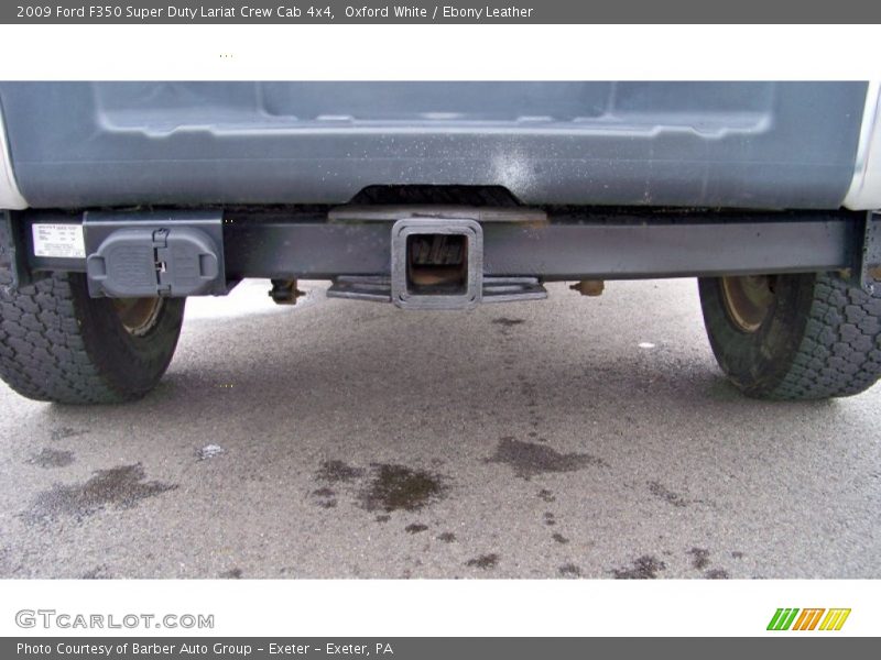 Oxford White / Ebony Leather 2009 Ford F350 Super Duty Lariat Crew Cab 4x4