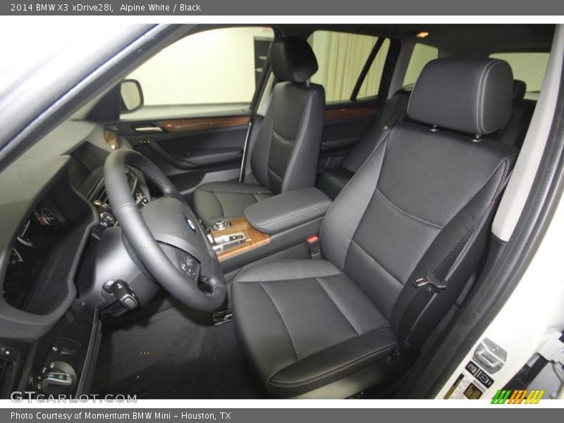 Alpine White / Black 2014 BMW X3 xDrive28i