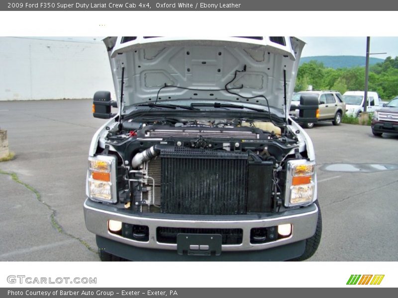 Oxford White / Ebony Leather 2009 Ford F350 Super Duty Lariat Crew Cab 4x4
