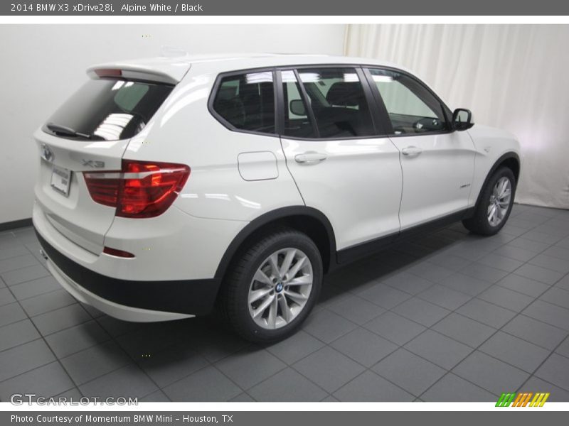 Alpine White / Black 2014 BMW X3 xDrive28i