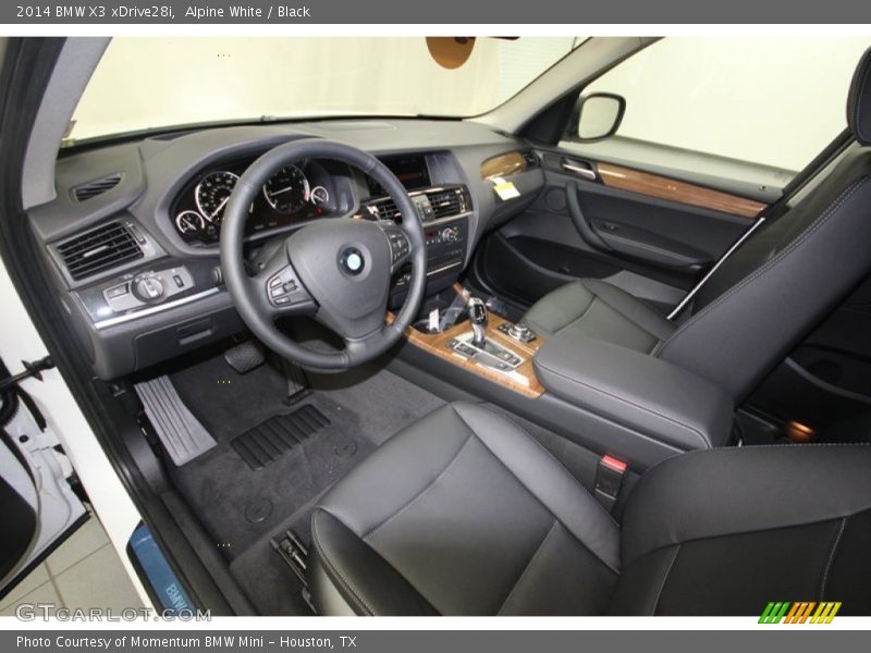 Alpine White / Black 2014 BMW X3 xDrive28i