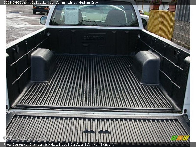 Summit White / Medium Gray 2003 GMC Sonoma SL Regular Cab
