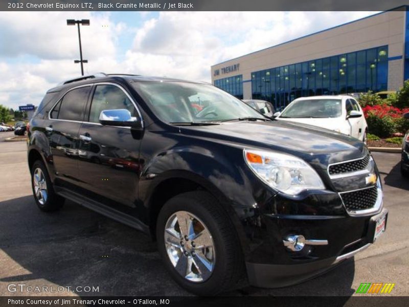 Black Granite Metallic / Jet Black 2012 Chevrolet Equinox LTZ