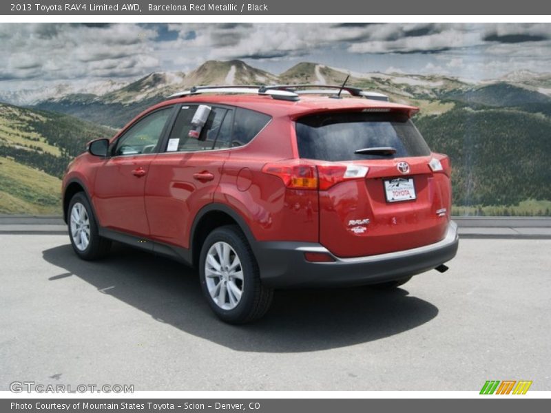 Barcelona Red Metallic / Black 2013 Toyota RAV4 Limited AWD