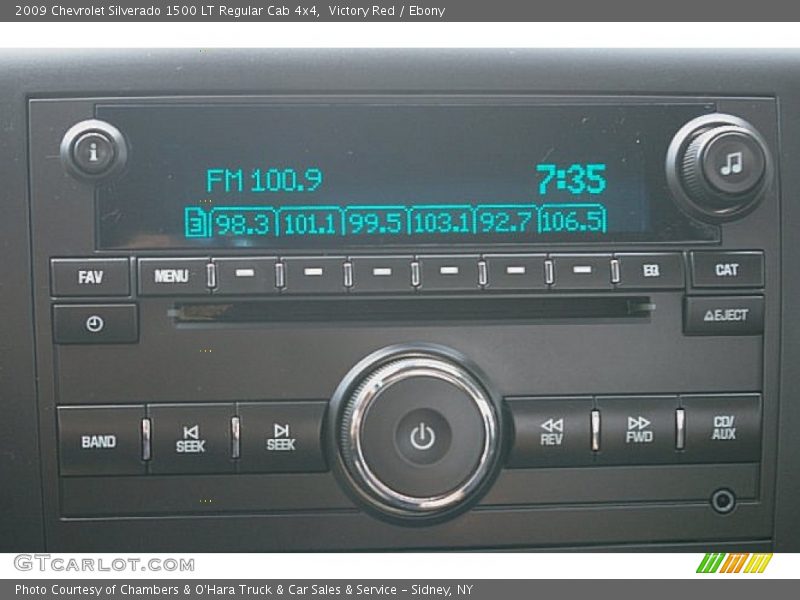Victory Red / Ebony 2009 Chevrolet Silverado 1500 LT Regular Cab 4x4