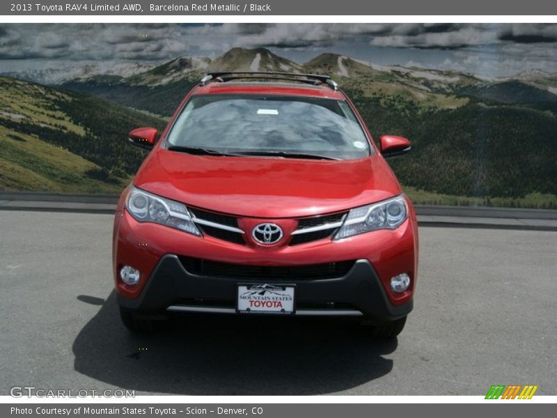 Barcelona Red Metallic / Black 2013 Toyota RAV4 Limited AWD