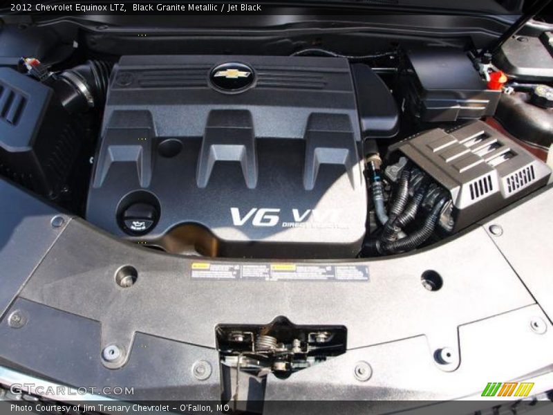 Black Granite Metallic / Jet Black 2012 Chevrolet Equinox LTZ